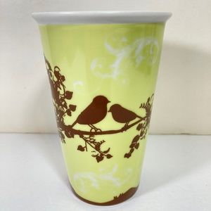 ECO FUSION Love Birds In A Tree Porcelain Coffee Tea Cup